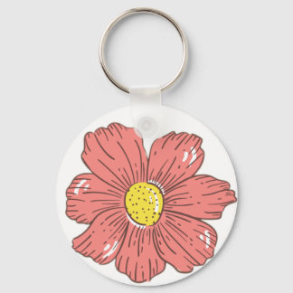 Chaveiro Flor vermelha