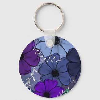 Chaveiro floral