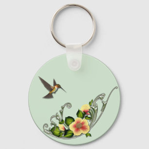 chaveiro floral