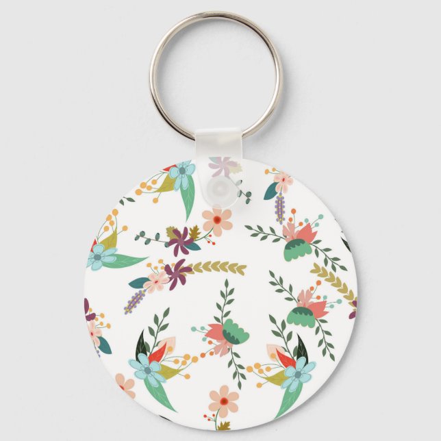 Chaveiro Floral 10 (Frente)