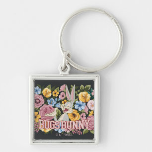 Chaveiro Floral de Bordado Gráfico do BUGS BUNNY™