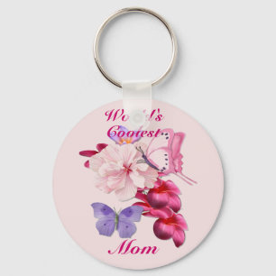 Chaveiro Floral exótico para a mãe