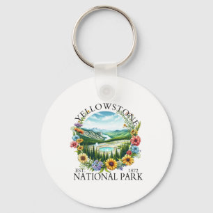 Chaveiro Floral Parque Nacional de Yellowstone Hiking Campi