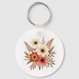 Chaveiro Floral Personalizado