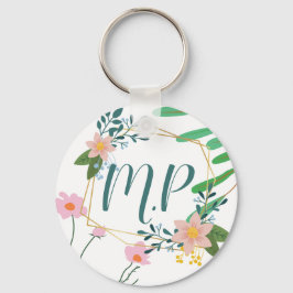 Chaveiro Floral Personalizado