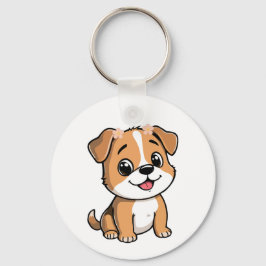 Chaveiro Floral Puppy Keychain – Cute Dog