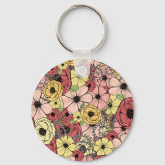 Chaveiro Floral puzzle 
