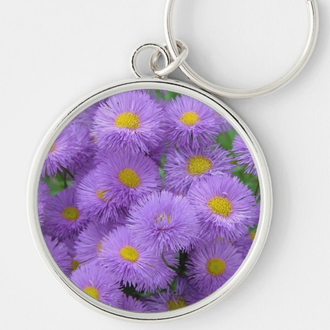 Chaveiro Floral Roxo (Frente)