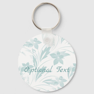 Chaveiro Floral sutil em Blues