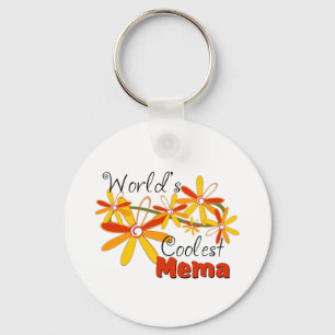 Chaveiro Floral World's Coolest Mema