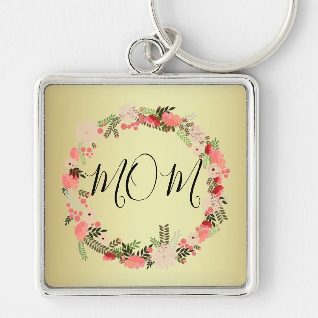 Chaveiro Floral Wreath (Frente)