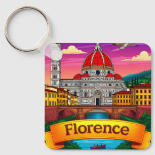 Chaveiro 🧲 Florença Itália Lembrança Para Viagens Europeia