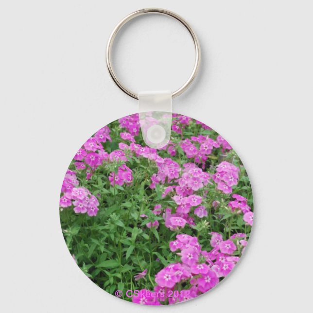 Chaveiro Flores bonito Rosa (Frente)