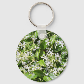 Chaveiro Flores Brancas de Jasmim