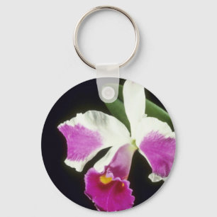 Chaveiro Flores "Coroa" (Laeliocattelaya), cor-de-rosa, Rem