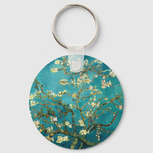 Chaveiro Flores de Amendoeira de Van Gogh Impressionismo Cl