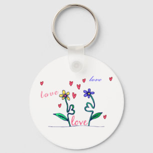 Chaveiro Flores de Amor
