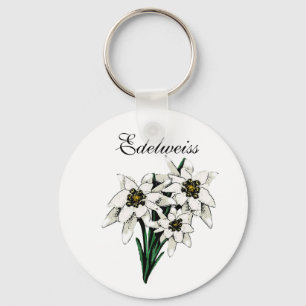 Chaveiro Flores de Edelweiss