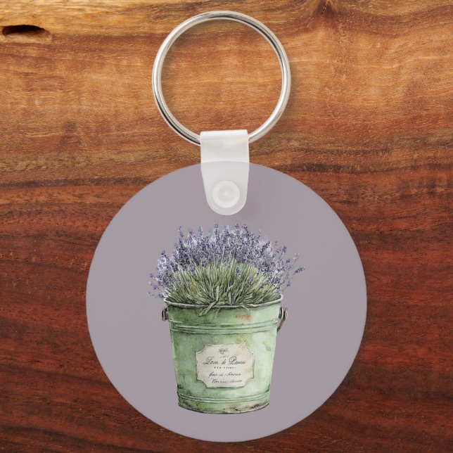 Chaveiro Flores de Lavanda Sonho (Frente)