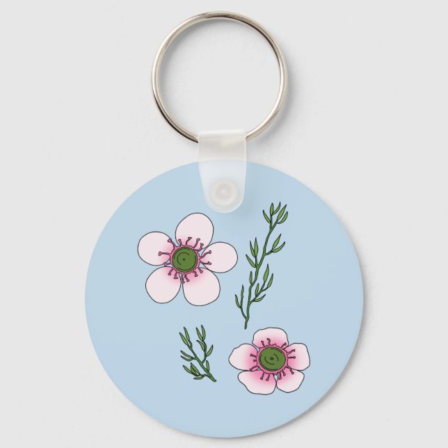 Chaveiro Flores de Manuka (Frente)