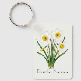 Chaveiro Flores de Narciso de Dezembro