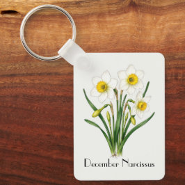 Chaveiro Flores de Narciso de Dezembro