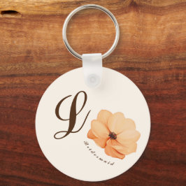 Chaveiro Flores de queda elegantes presentes de ponte