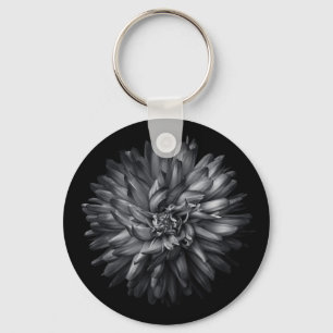 Chaveiro Flores De Quintal Em Preto E Branco 20