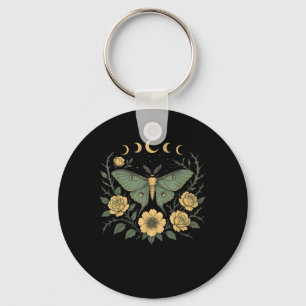 Chaveiro Flores Goblincore Mariposa e Borboleta Cottagecore