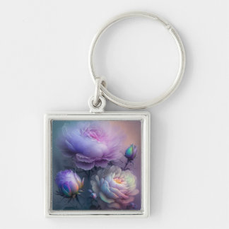 Chaveiro Flores para casamentos Púrpuras Iridescentes