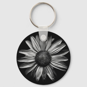 Chaveiro Flores Pretas E Brancas 18