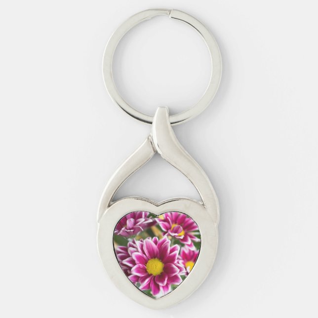 Chaveiro Flores roxas (Frente)