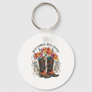 Chaveiro Flores Selvagens - Galinhas Selvagens Boot Western