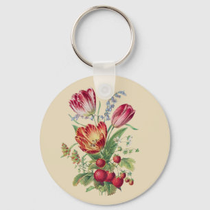 Chaveiro Flores Vintage I