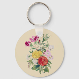 Chaveiro Flores Vintage III