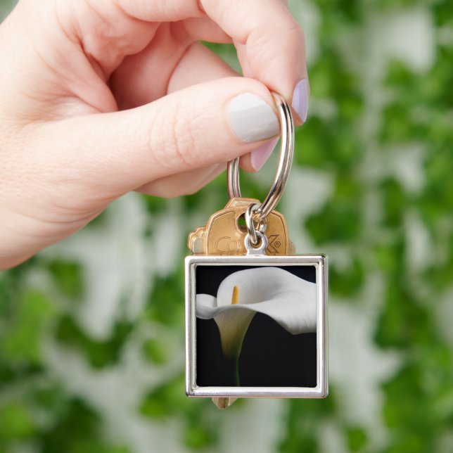 Chaveiro Flores | White Calla Lily (Mão)
