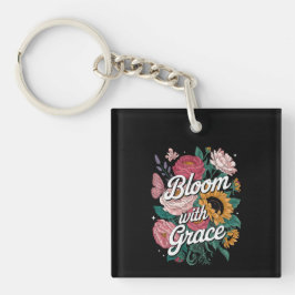Chaveiro Florescer Com Graça 