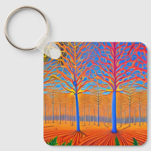 Chaveiro Floresta de Arte Moderna e Atormentada