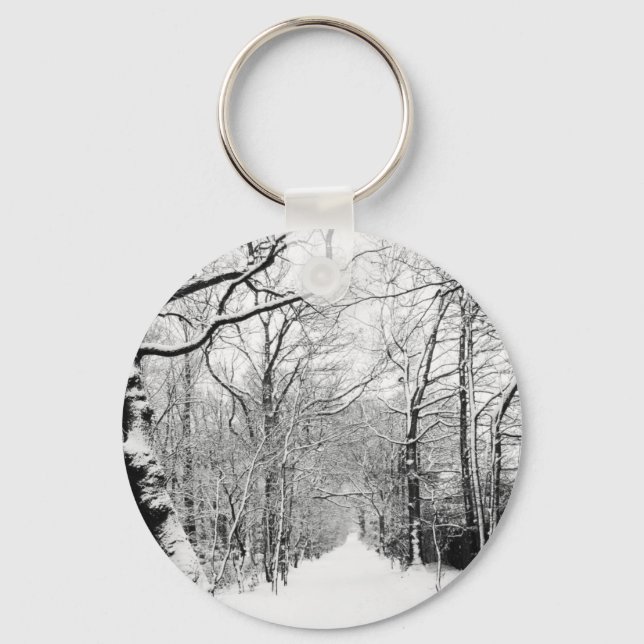 Chaveiro Floresta de inverno Fria (Frente)
