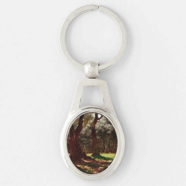 Chaveiro Floresta de oliveiras em Cap Saint Martin (Frente)