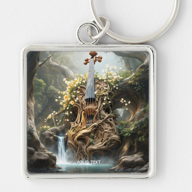 Chaveiro Floresta de Violino Gigante Fantasy (Frente)