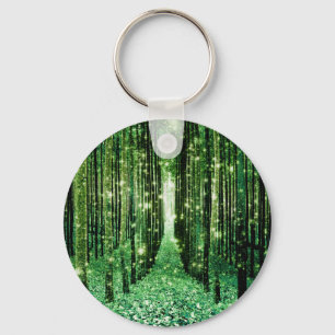 Chaveiro Floresta Mágica Verde Mistério