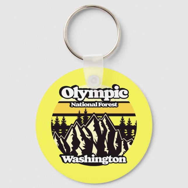 Chaveiro Floresta Nacional olimpiadas, Washington (Frente)