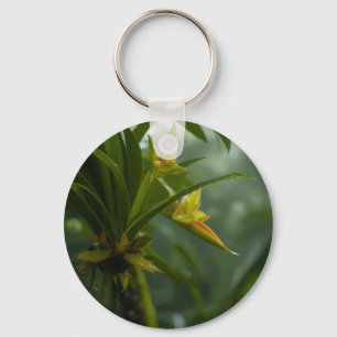 Chaveiro Floresta Tropical de Orquídea Amarela