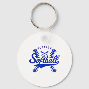 Chaveiro Florida Softll Vintage Homens Crianças Equipe Retr