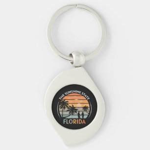 Chaveiro Florida Summer Beach Vintage Sunset