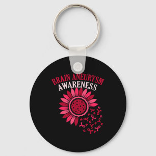 Chaveiro Flower Fbon Brain Aneurysm Sensibilização Mês Supo