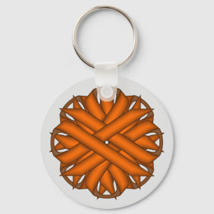 Chaveiro Flower Laranja Fbon por Kenneth Yoncich