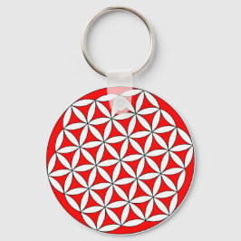 Chaveiro Flower of Life Red