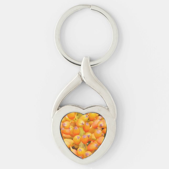 Chaveiro Flower Seeds Heart String (Frente)